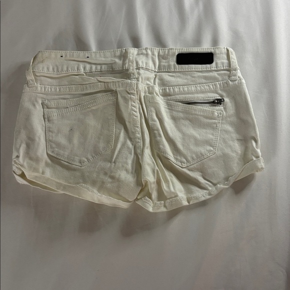Guess Women's Off-White Jean Shorts - Picture 3 of 3